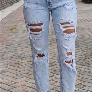 Eunina jeans- franke low rise girlfriend jeans